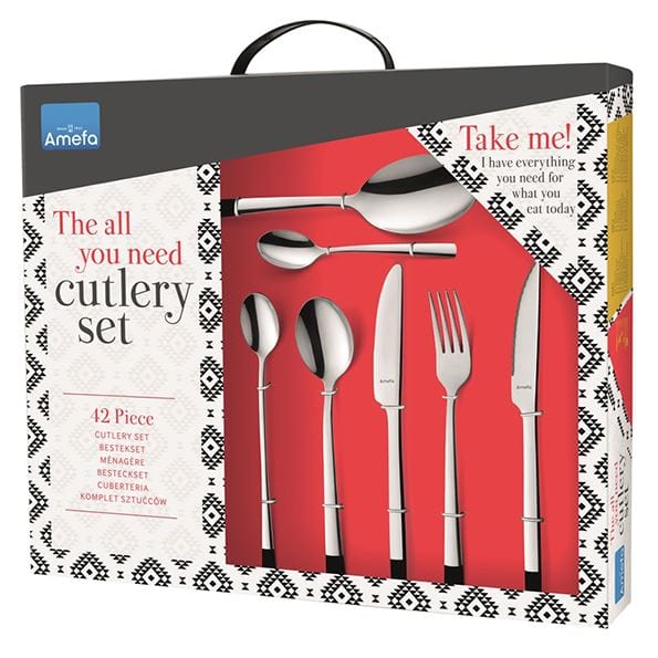 AMEFA CUTLERY Amefa Manille Cutlery Set 42 Piece (4749587546201)