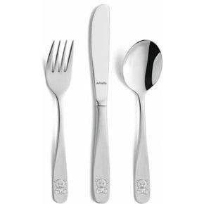 AMEFA CUTLERY Amefa Teddy Kiddies Cutlery Set 3Pc (7287721787481)