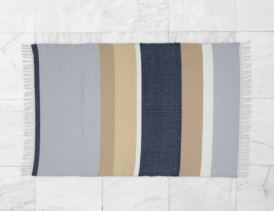 Amelia Jackson RUG Amelia Jackson Cotton Dhurrie Tabby Matisse Pattern 75x120cm SBED052 (7476150894681)