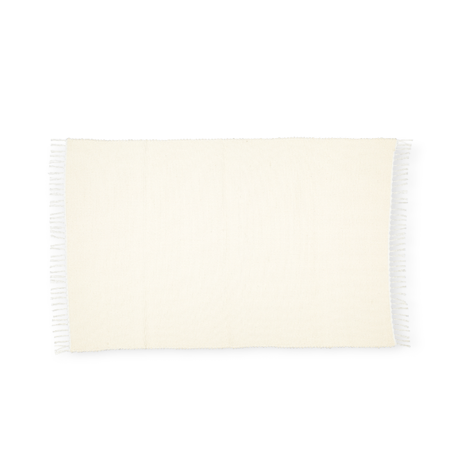 Amelia Jackson RUG Amelia Jackson Cotton Dhurrie Tabby Smooth Natural 75X120 SBED013 (7476138704985)