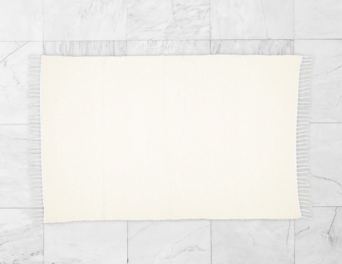 Amelia Jackson RUG Amelia Jackson Cotton Dhurrie Tabby Smooth Natural 75X120 SBED013 (7476138704985)