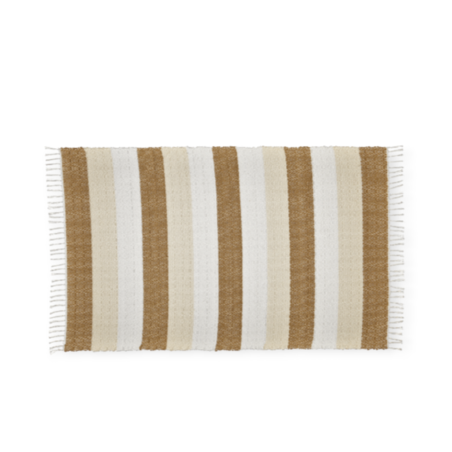 Amelia Jackson RUG Amelia Jackson Dhurrie Twill Namib Dark Stone, Natural and White 75x120cm SBED051 (7476151976025)