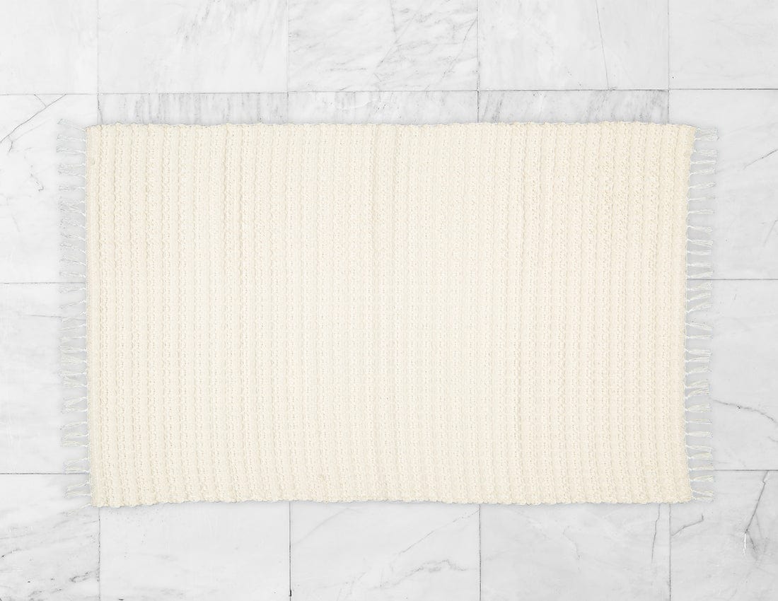 Amelia Jackson RUG Amelia Jackson Dhurrie Waffle Weave, Natural 75x120cm SBED020 (7476142473305)