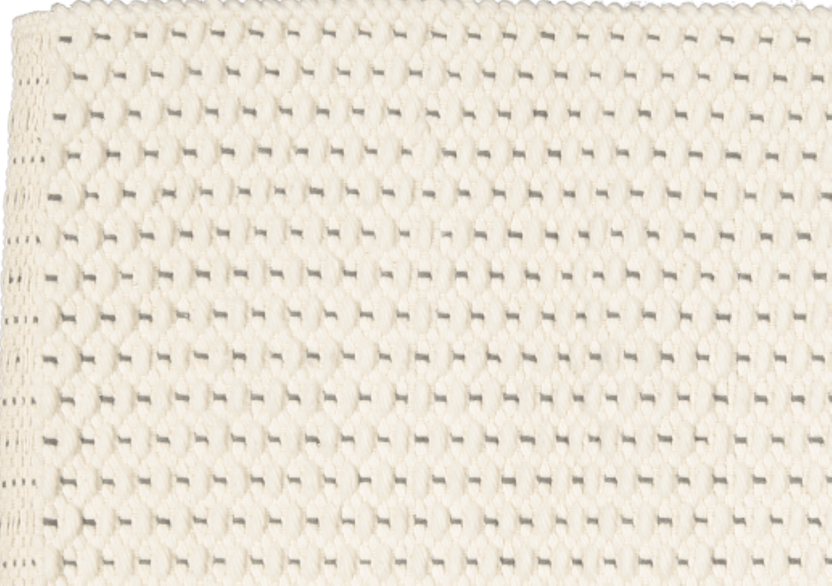 Amelia Jackson RUG Amelia Jackson Fancy Twill Rug, Natural with Charcoal Pinstripe 75x129 SBEDOO8 (7475957006425)