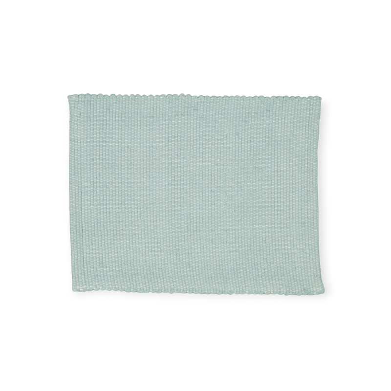 Amelia Jackson Table Cloth Amelia Jackson Placemat and Table Runners Dhurrie Tabby Duck Egg SPM001DE (7482485145689)