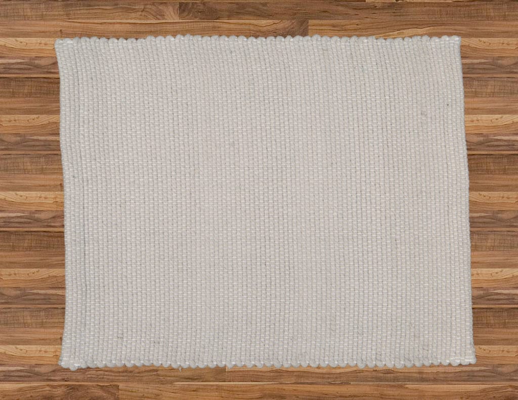 Amelia Jackson Table Cloth Amelia Jackson Placemat and Table Runners Dhurrie Tabby Grey SPM001 (7482490454105)