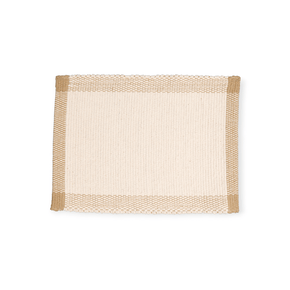 Amelia Jackson Table Cloth Placemat and Runners in Pebble Weave. Natural with Jute Border SPM005 (7482496057433)