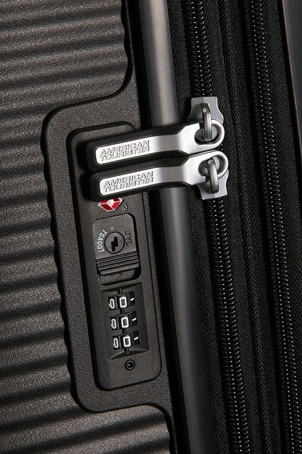 American Tourister Suitcase American Tourister Soundbox 4 Wheel 77 cm Large Spinner Expandable Suitcase