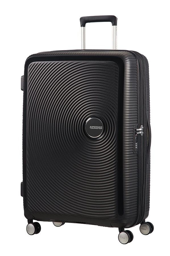 American Tourister Suitcase American Tourister Soundbox 4 Wheel 77 cm Large Spinner Expandable Suitcase