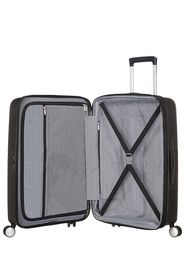 American Tourister Suitcase American Tourister Soundbox 4 Wheel 77 cm Large Spinner Expandable Suitcase