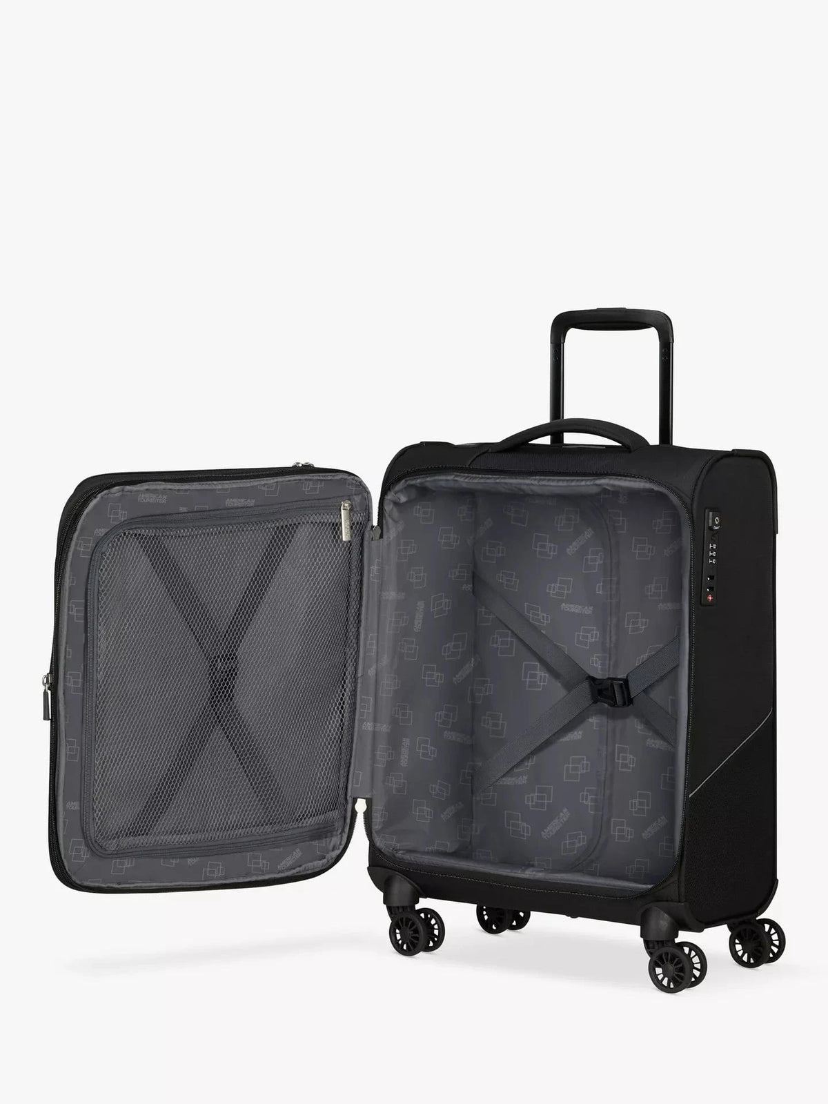 American Tourister Suitcase American Tourister Summerride Spinner Expandable TSA 55cm