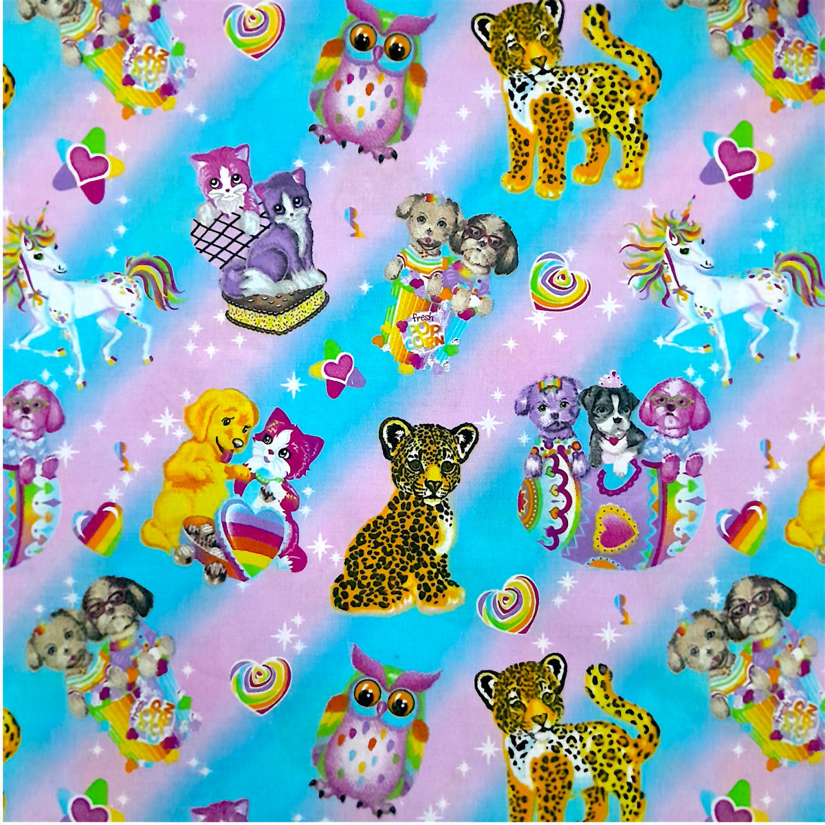 Printed Poly Cotton Wild Animals Sheeting 240 cm