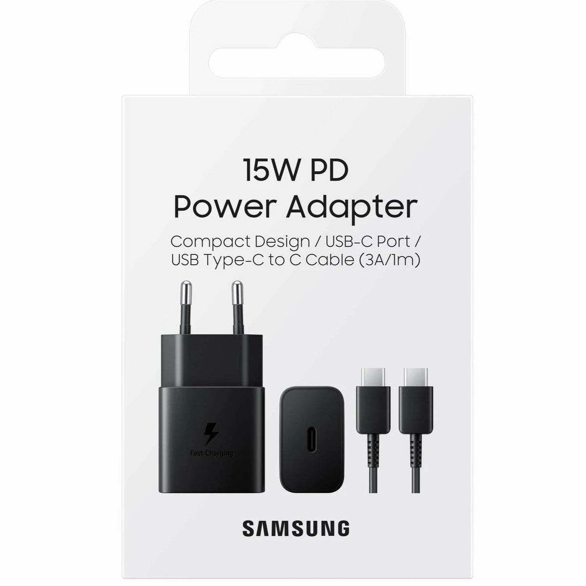 Apple Power Adapters & Chargers Samsung Travel Adapter 15W With Cable Black (7672264720473)