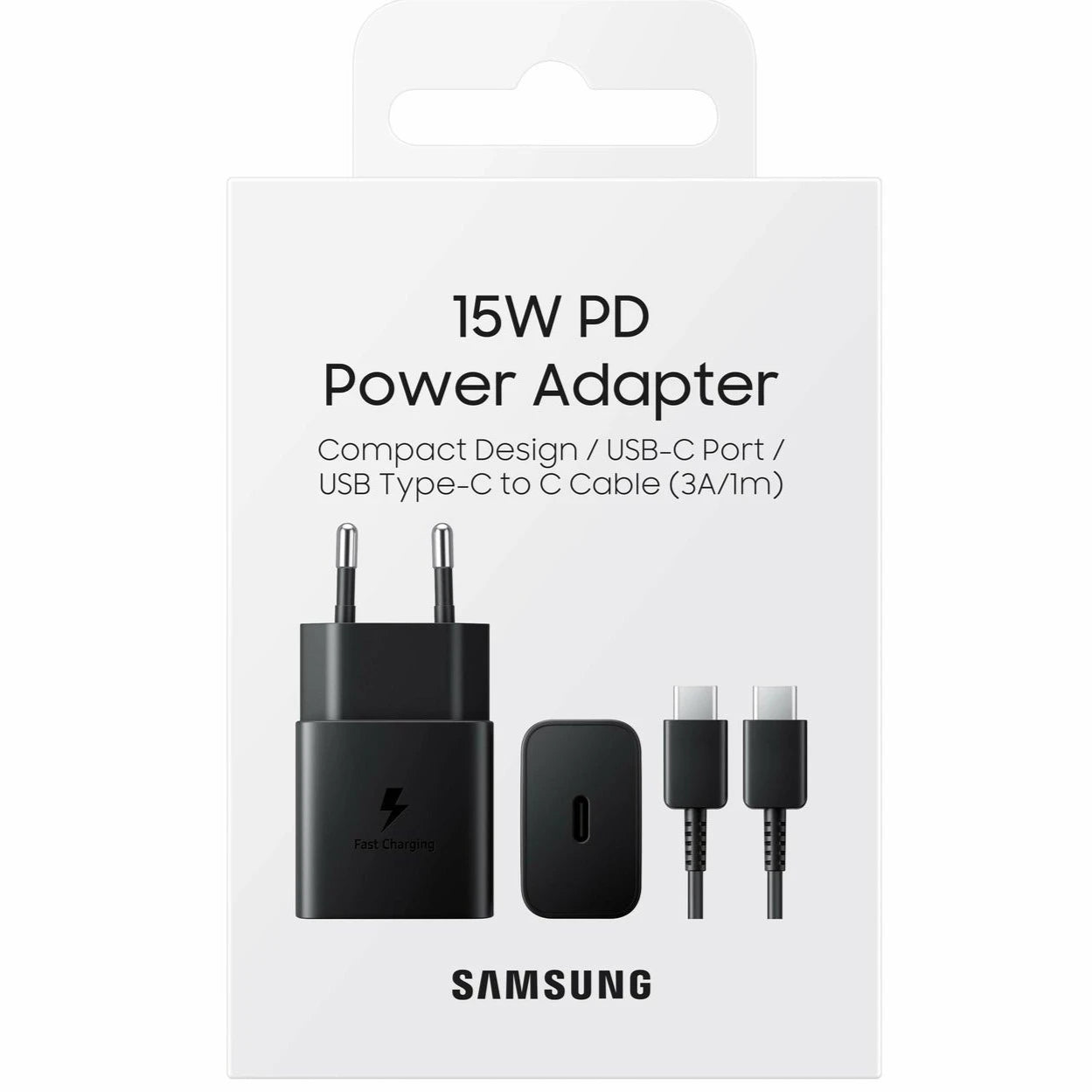 Apple Power Adapters & Chargers Samsung Travel Adapter 15W With Cable Black (7672264720473)
