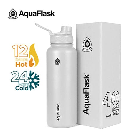 Aquaflask FLASK BOTTLE Aquaflask 1182ml Flask Arctic White AF-V24