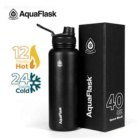 Aquaflask FLASK BOTTLE Aquaflask 1182ml Flask Space Black AF-V26