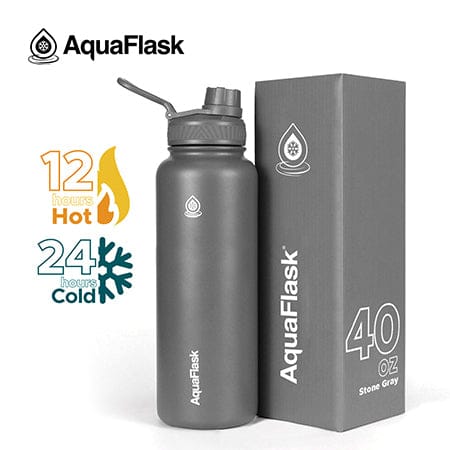 Aquaflask FLASK BOTTLE Aquaflask 1182ml Flask Stone Grey AF-V28