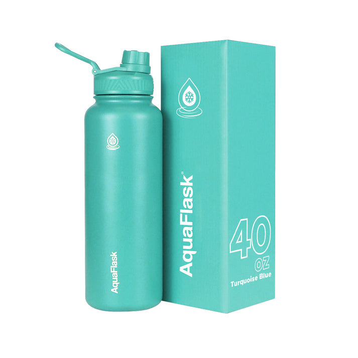 Aquaflask FLASK BOTTLE Aquaflask 1182ml Flask Turquoise Blue AF-V19