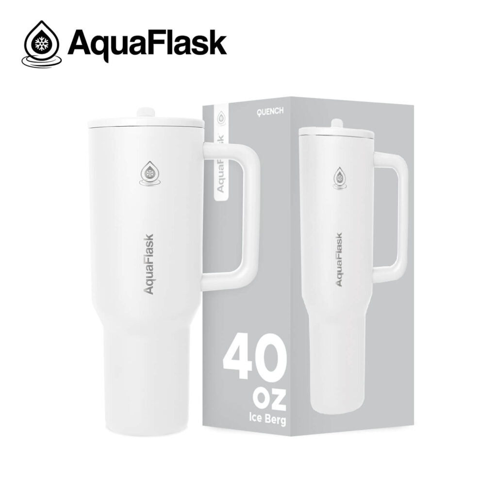 Aquaflask FLASK BOTTLE Aquaflask 1182ml Quench Collection Flask Ice Berg AF-ZF07