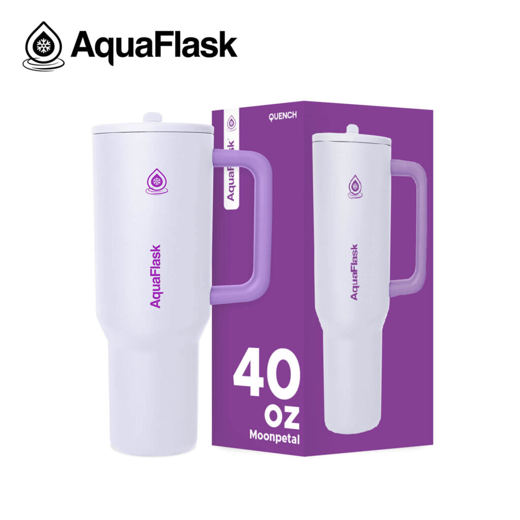 Aquaflask FLASK BOTTLE Aquaflask 1182ml Quench Collection Flask Moon Petal AF-ZF09