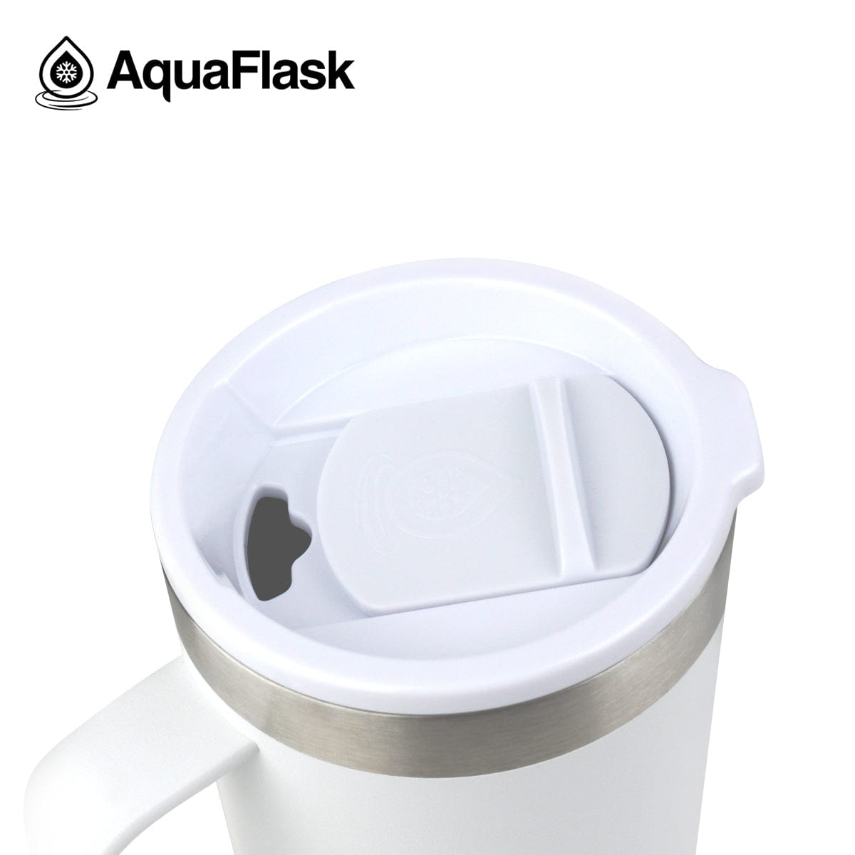 Aquaflask FLASK BOTTLE Aquaflask 415ml Travel Mug Ivory White AF-R82