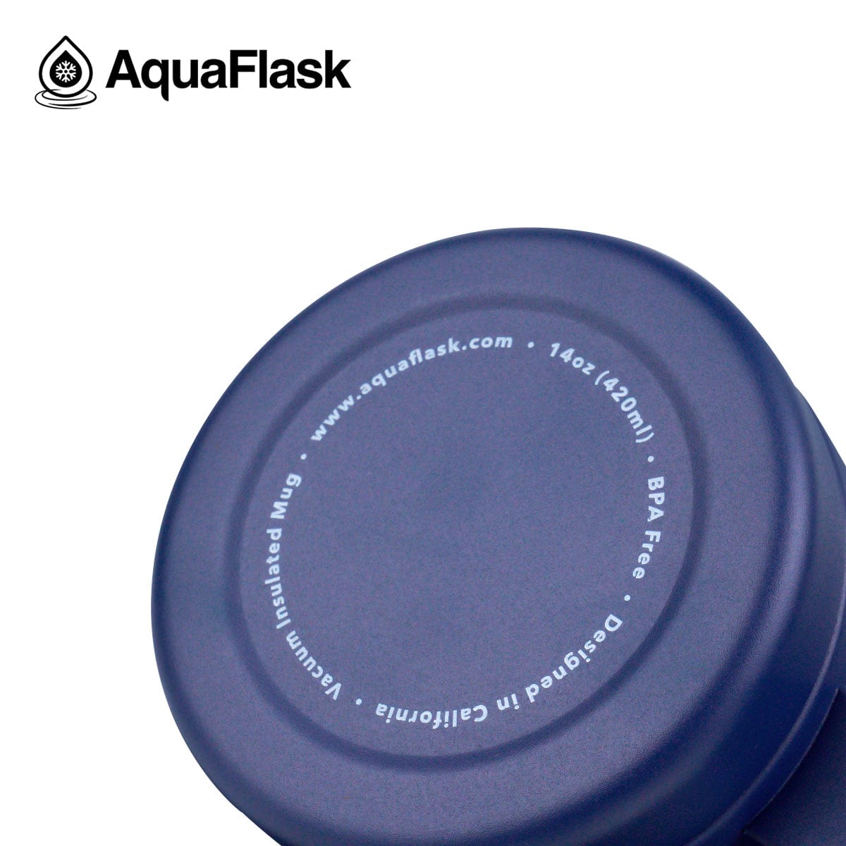 Aquaflask FLASK BOTTLE Aquaflask 415ml Travel Mug Lake Blue AF-R84