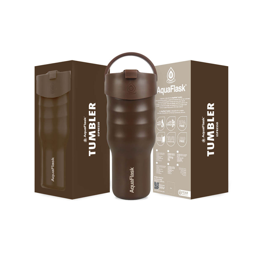 Aquaflask FLASK BOTTLE Aquaflask 900ml Tumbler Espresso AF-W201