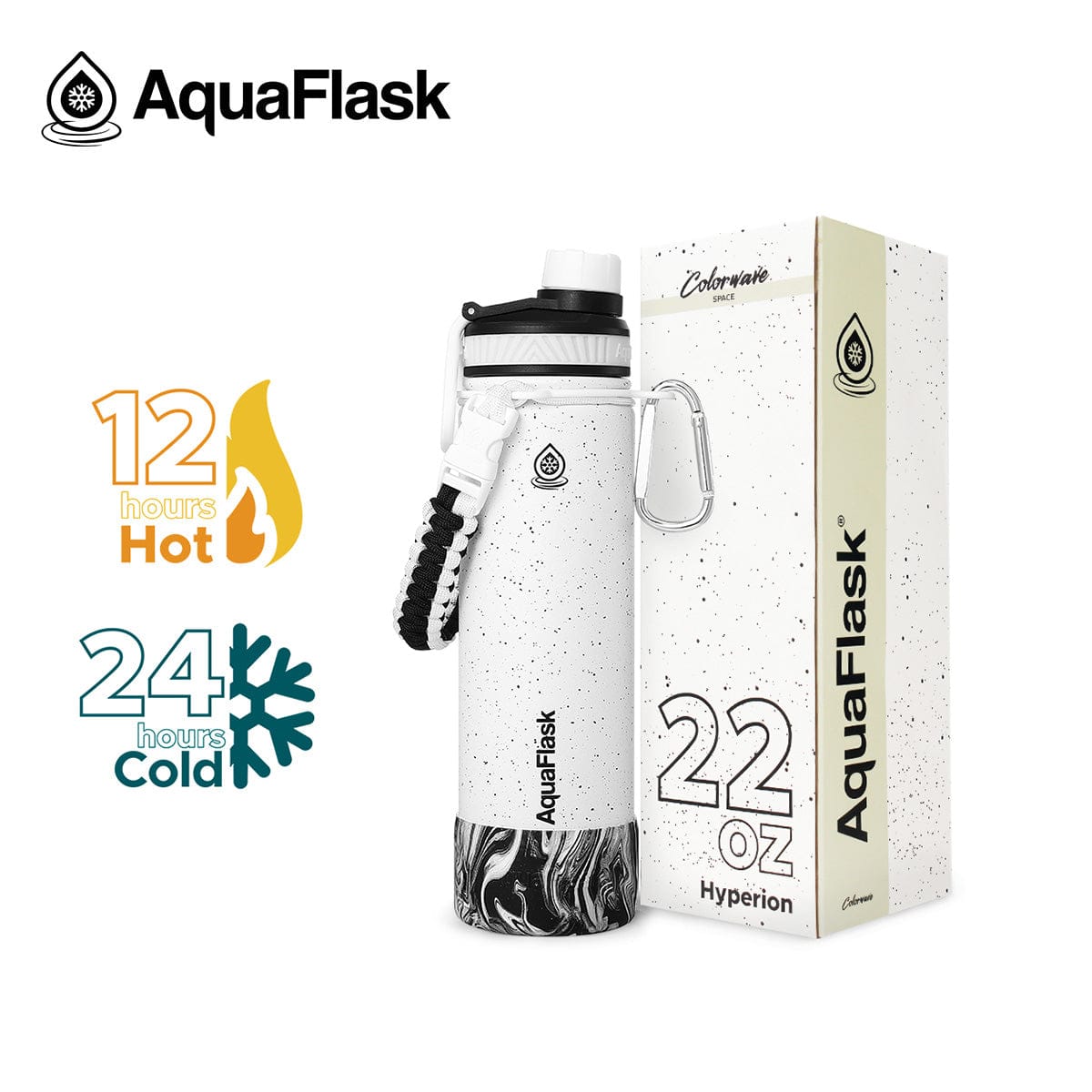 Aquaflask FLASK BOTTLE Aquaflask Colorwave 650ml Flask Hyperion AF-XA20