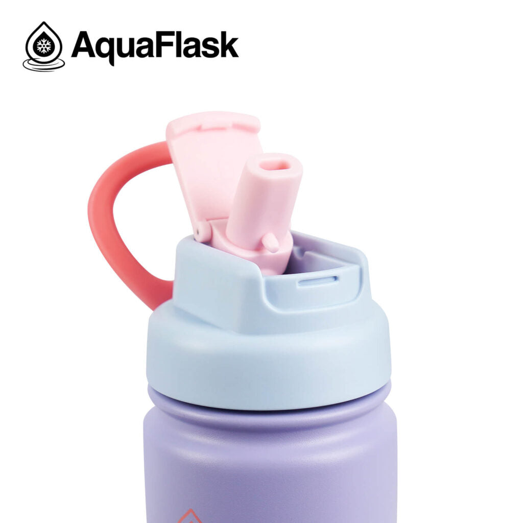 Aquaflask FLASK BOTTLE Aquaflask Colorwave Flipsip 1182ml Flask Blue Lavender