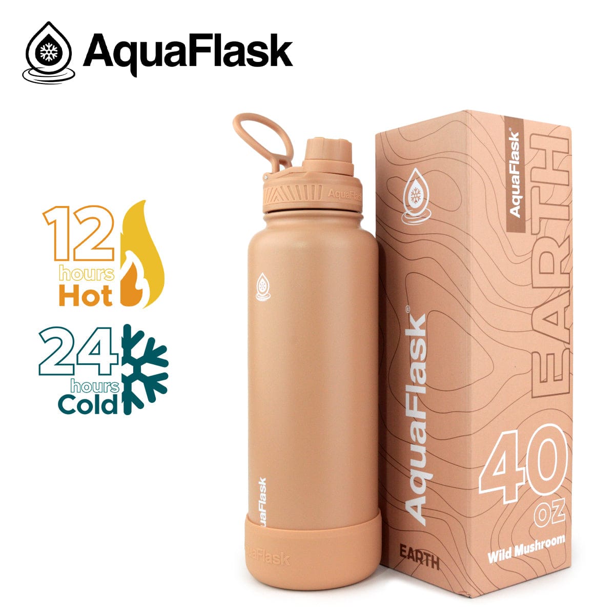 Aquaflask FLASK BOTTLE Aquaflask Earth 1182ml Flask Wild Mushroom AF-Y52