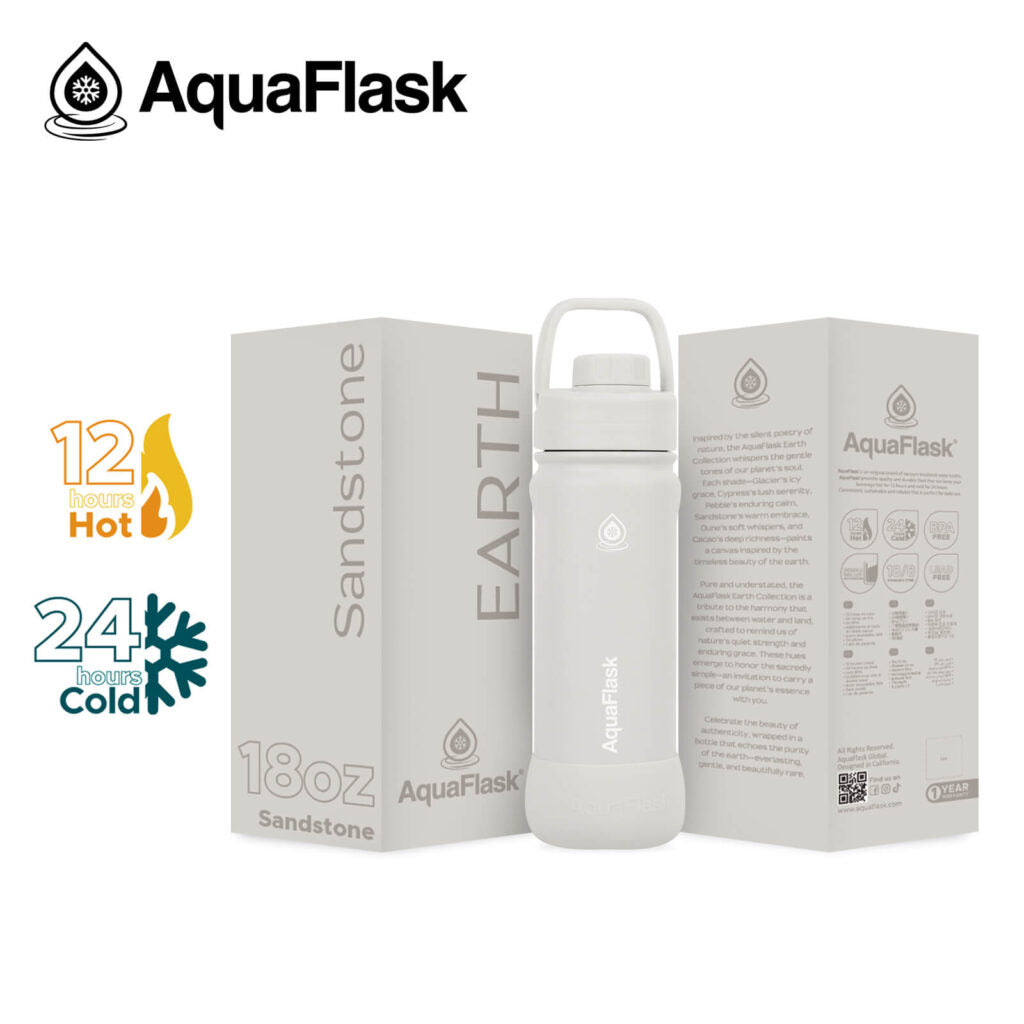 Aquaflask FLASK BOTTLE Aquaflask Earth 532ml Flask Sandstone AF-U233