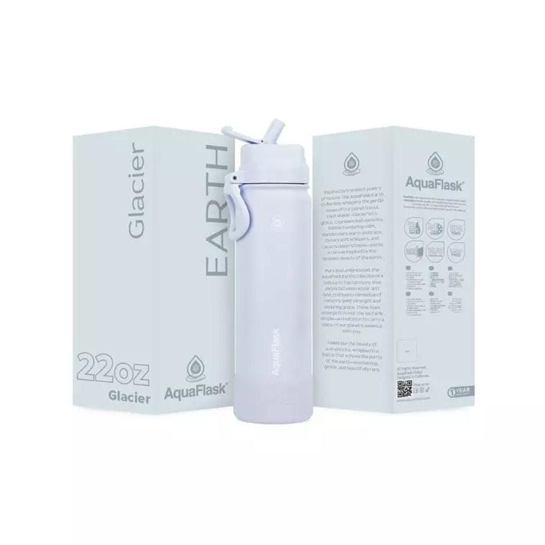 Aquaflask FLASK BOTTLE Aquaflask Earth Flipsip 650ml Flask Glacier