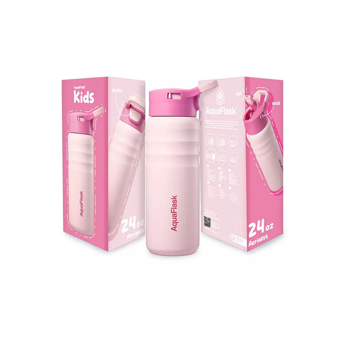 Aquaflask FLASK BOTTLE Aquaflask Kids Straw Sip 710ml Flask Aerialist AF-U187