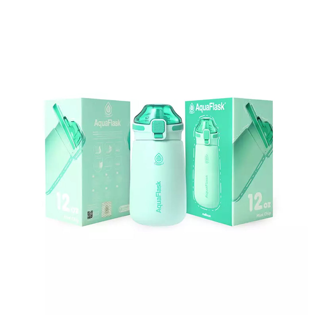 Aquaflask FLASK BOTTLE Aquaflask Mallows 355ml Flask Mint Chip AF-L17