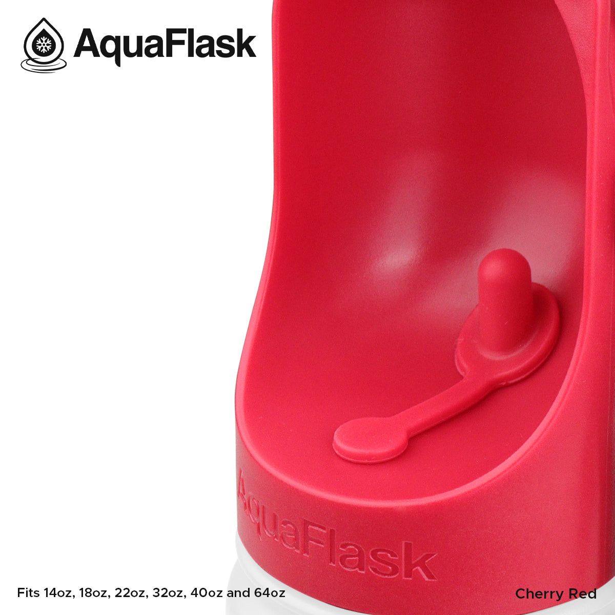 Aquaflask FLASK BOTTLE Aquaflask Pet Water Cup  Cherry Red AF-B208
