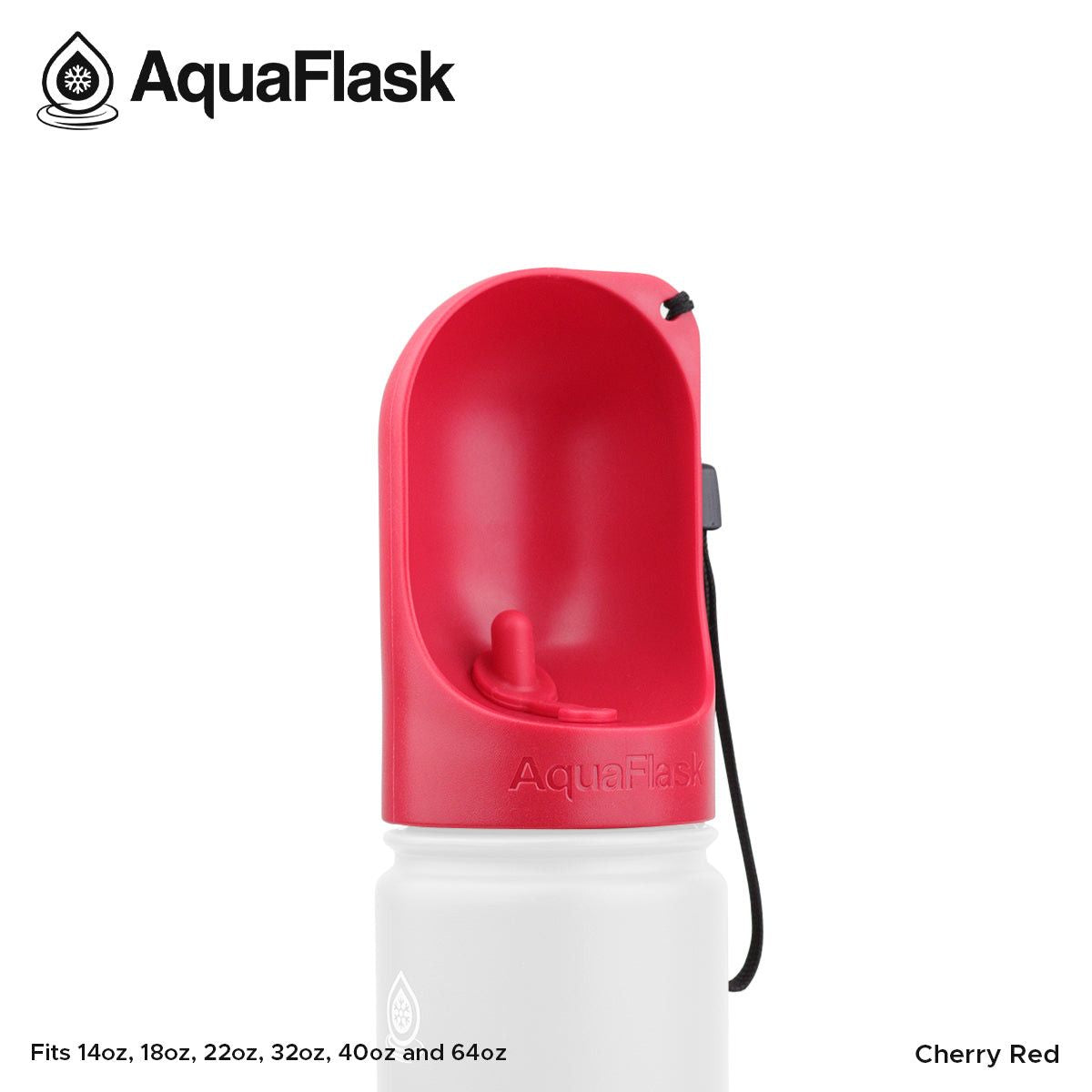Aquaflask FLASK BOTTLE Aquaflask Pet Water Cup  Cherry Red AF-B208
