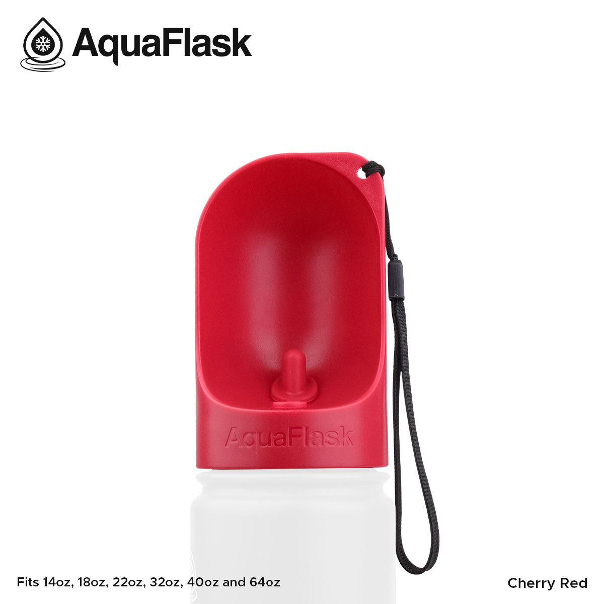 Aquaflask FLASK BOTTLE Aquaflask Pet Water Cup  Cherry Red AF-B208