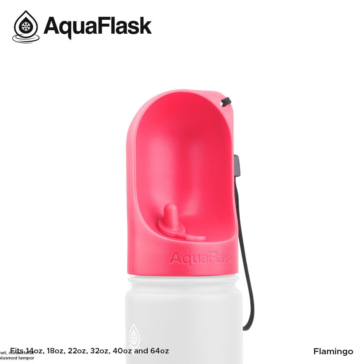 Aquaflask FLASK BOTTLE Aquaflask Pet Water Cup Flamingo AF-B210