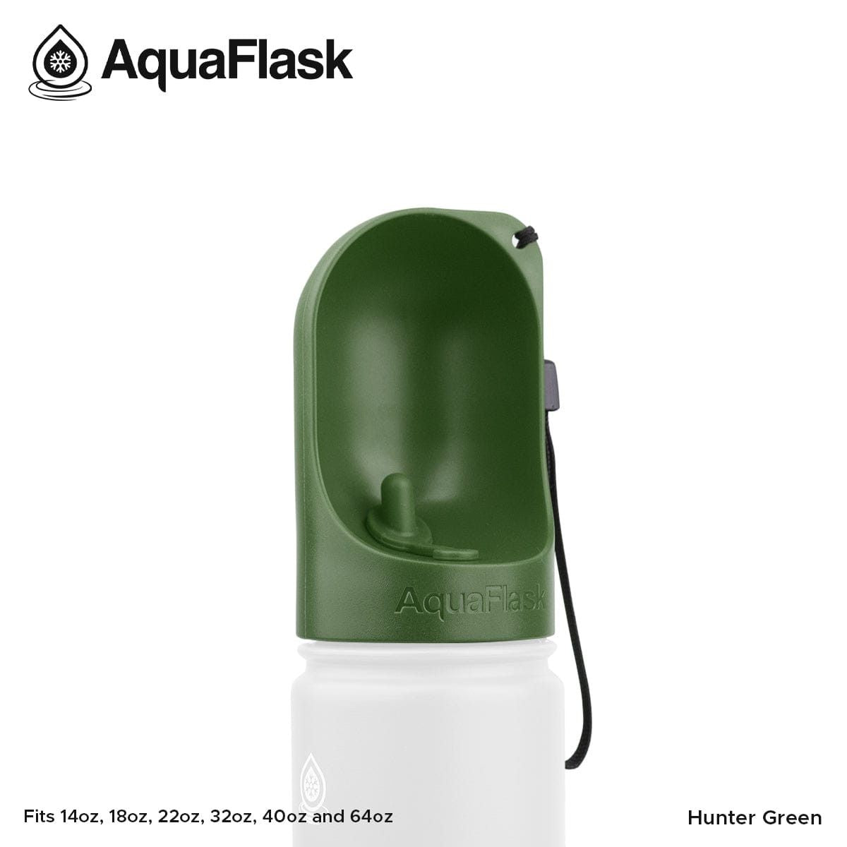 Aquaflask FLASK BOTTLE Aquaflask Pet Water Cup Hunter Green AF-B212