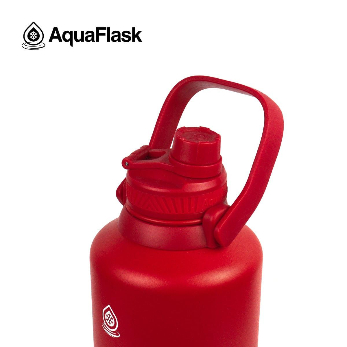 Aquaflask FLASK BOTTLE Aquaflask Regular 1.9 Liter Flask Cherry Red AF-AG03