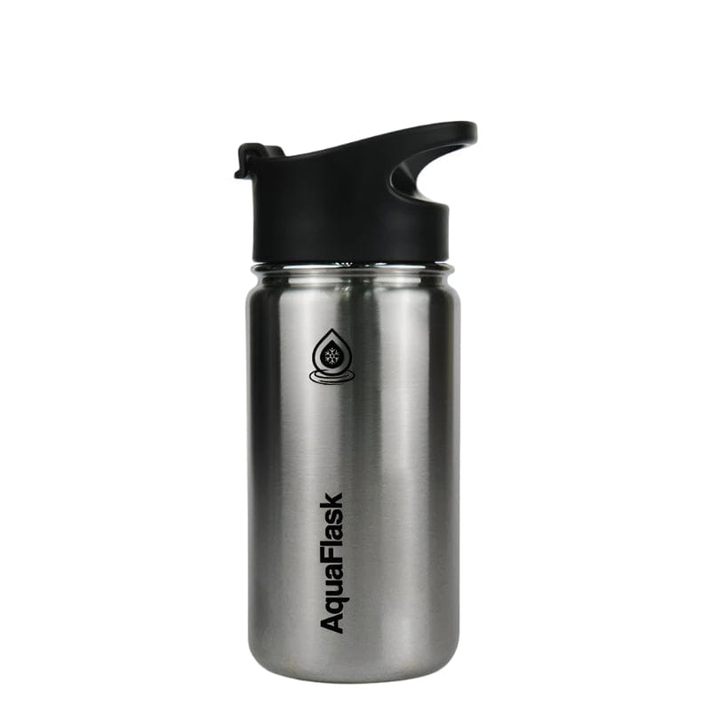 Aquaflask FLASK BOTTLE Aquaflask Regular 414ml Flask Silver Steel AF-P10
