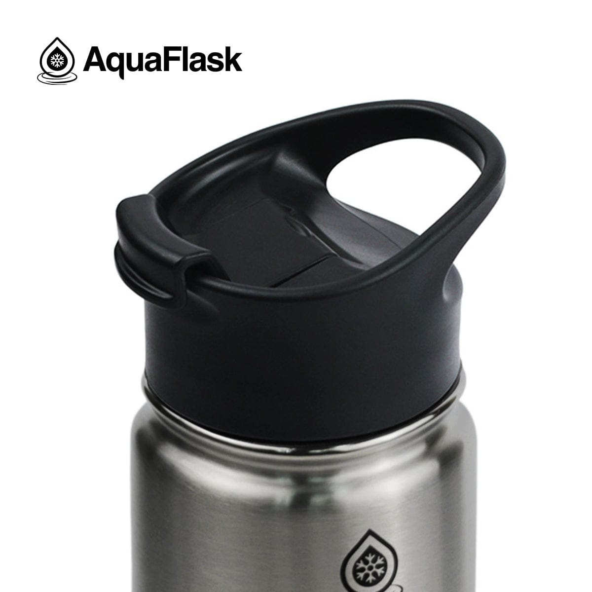Aquaflask FLASK BOTTLE Aquaflask Regular 414ml Flask Silver Steel AF-P10
