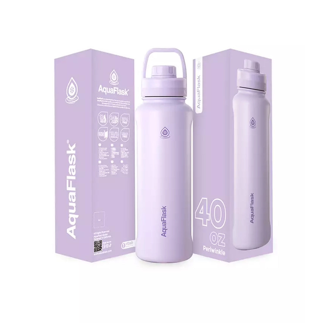 Aquaflask FLASK BOTTLE Aquaflask Sport 1182ml Flask Periwinkle AF-W156