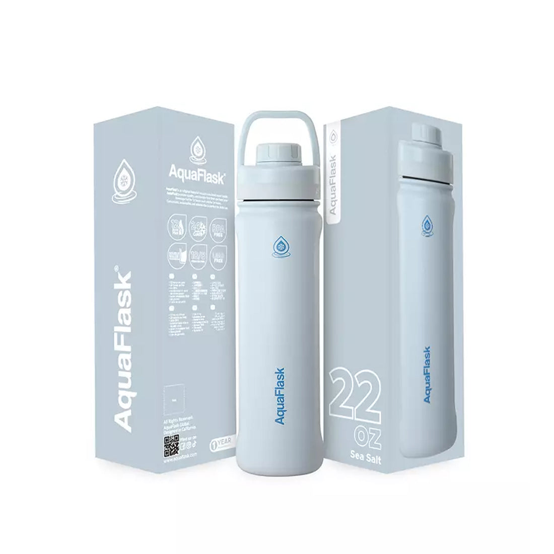 Aquaflask FLASK BOTTLE Aquaflask Sport 650ml Flask Sea Salt AF-T1235