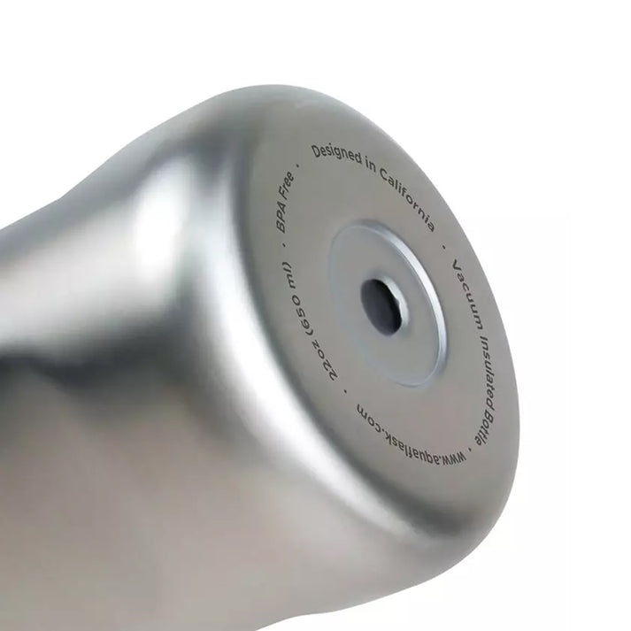 Aquaflask FLASK BOTTLE Aquaflask Sport 650ml Flask Silver Steel AF-T1236