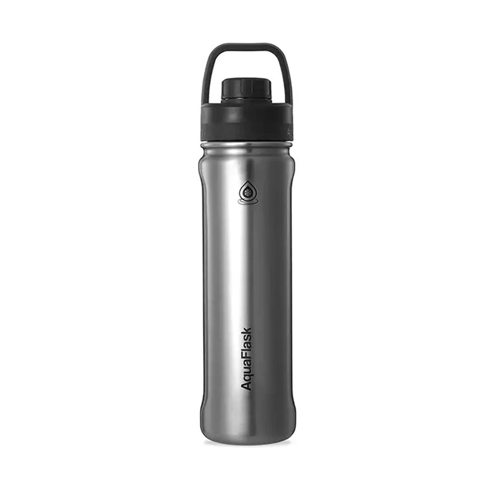 Aquaflask FLASK BOTTLE Aquaflask Sport 650ml Flask Silver Steel AF-T1236