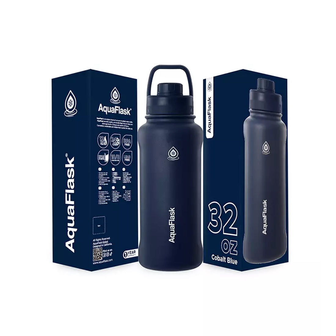 Aquaflask FLASK BOTTLE Aquaflask Sport 950ml Flask Cobalt Blue AF-V188