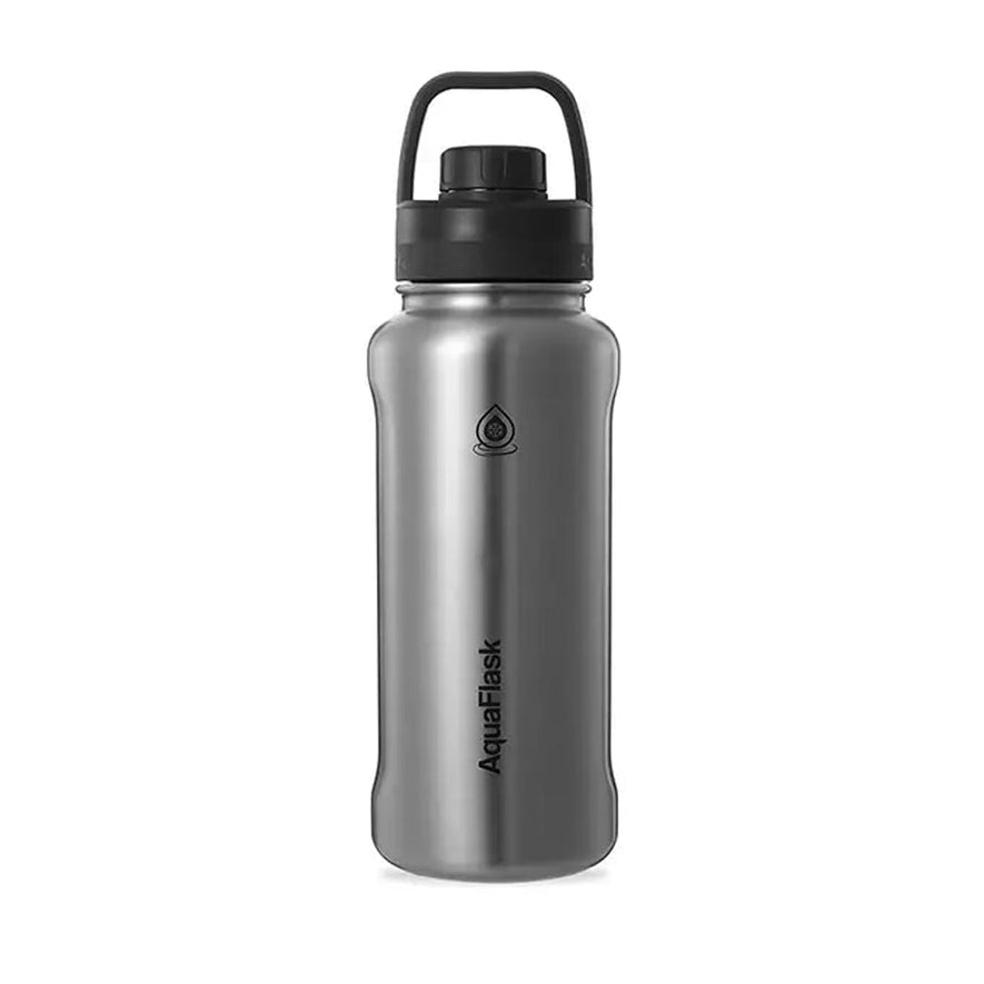 Aquaflask FLASK BOTTLE Aquaflask Sport 950ml Flask Silver Steel AF-V199