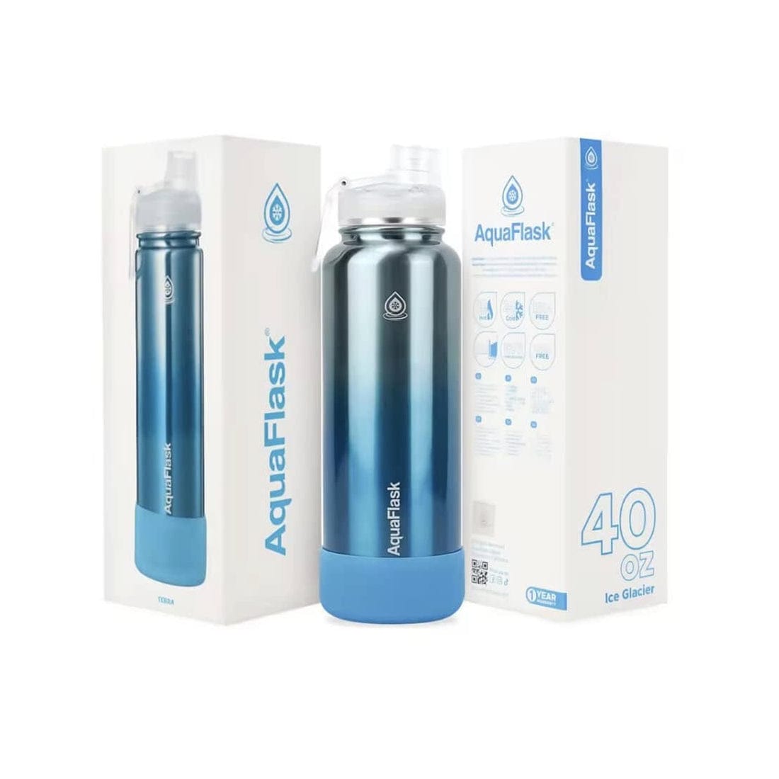 Aquaflask Flask Bottle Aquaflask Terra 1182ml Flask Ice Glacier AF-Y119