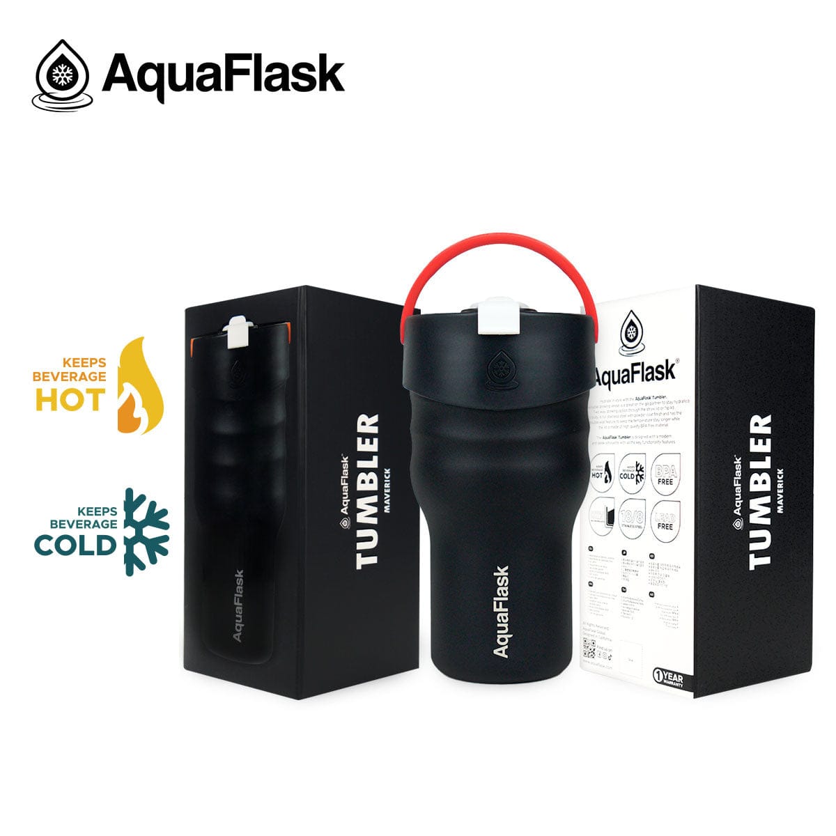 Aquaflask FLASK BOTTLE Aquaflask Tumbler 600ml Maverick AF-V168